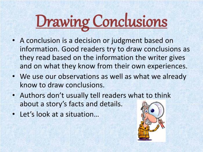 Drawing conclusions anchor chart conclusion reading grade draw charts make kids ak0 cache choose board teaching student activity ideas saved